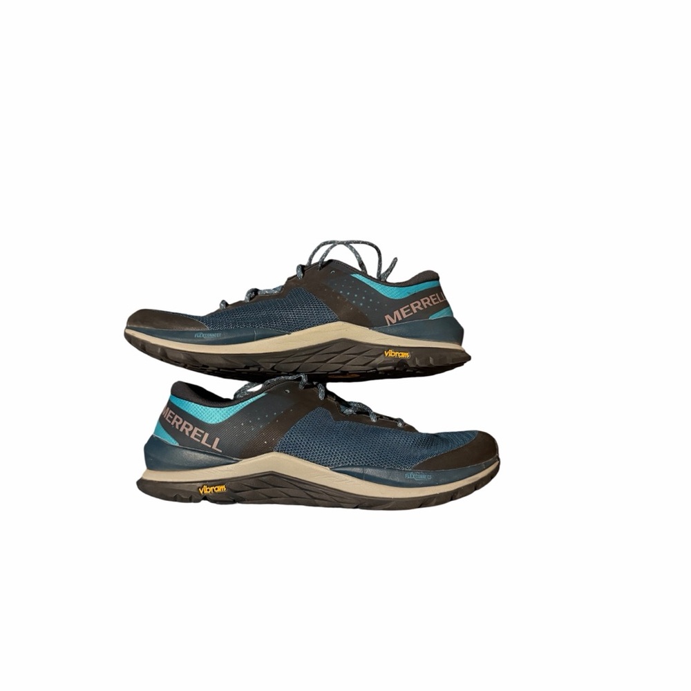 Merrell Blue and Brown Athletic Shoes - Picture 3 of 5